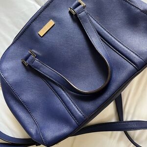 Kate Spade Blue Satchel with Sophisticated Design